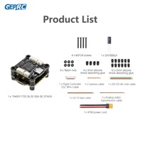 GEPRC TAKER F722 BL32 SE STACK 55A MPU6000 Gyro 32Mb BlackBox Flight Data Record Plug Play LONG RANGE Racing FPV Drone RC Parts