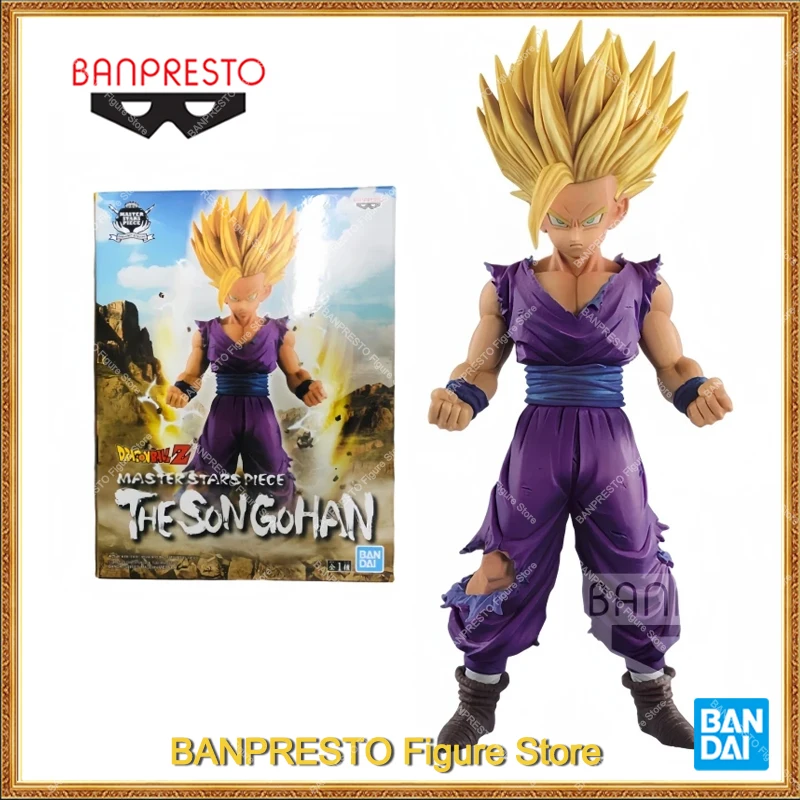 In Stock Bandai Original Dragon Ball Banpresto Msp Son Gohan Anime Figures PVC Collection Action Model Toys