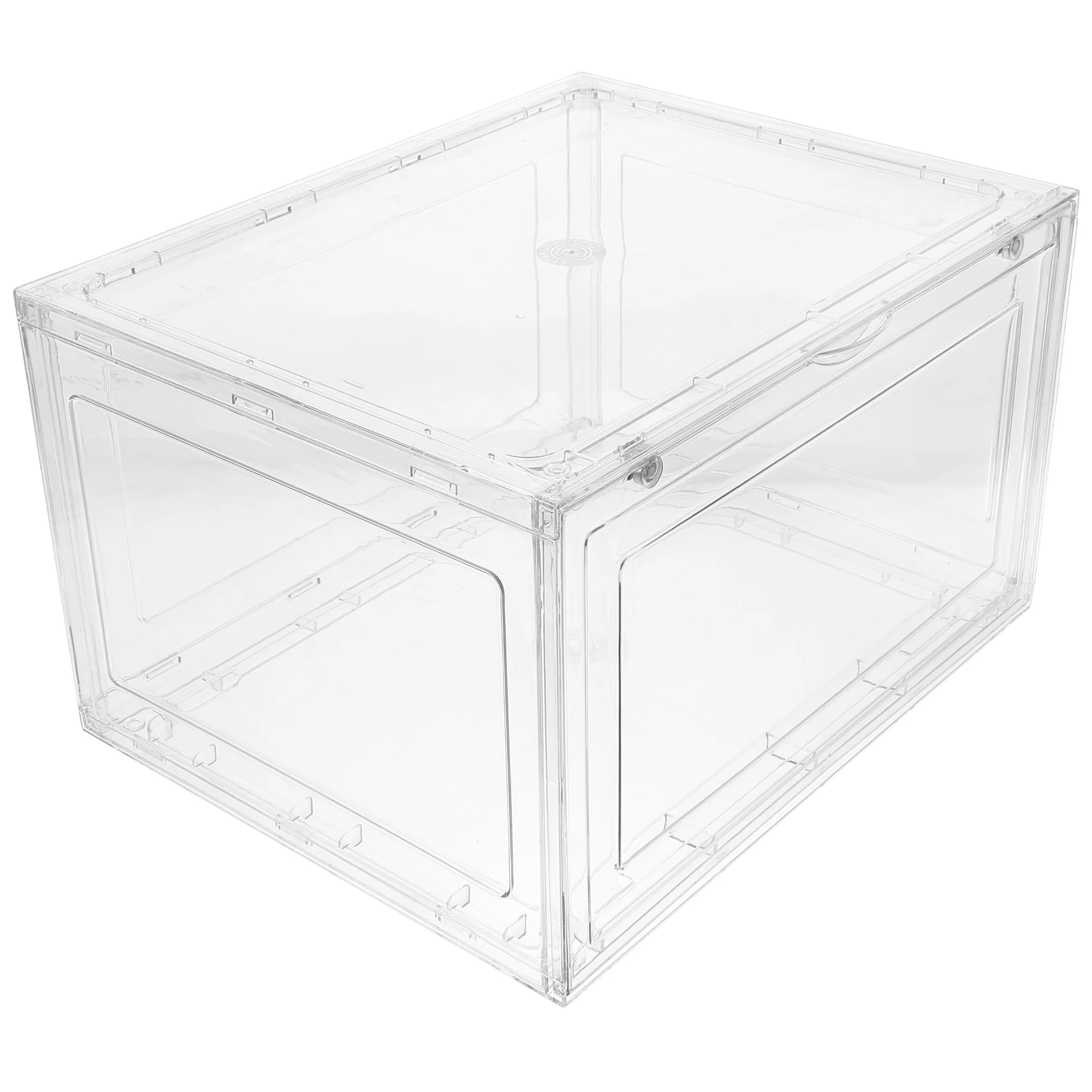 

Clear Large Box For Kitchen Countertop Sturdy Pet Bread Storage Container Airtight Bread Bin For Home Bakery Shop Use