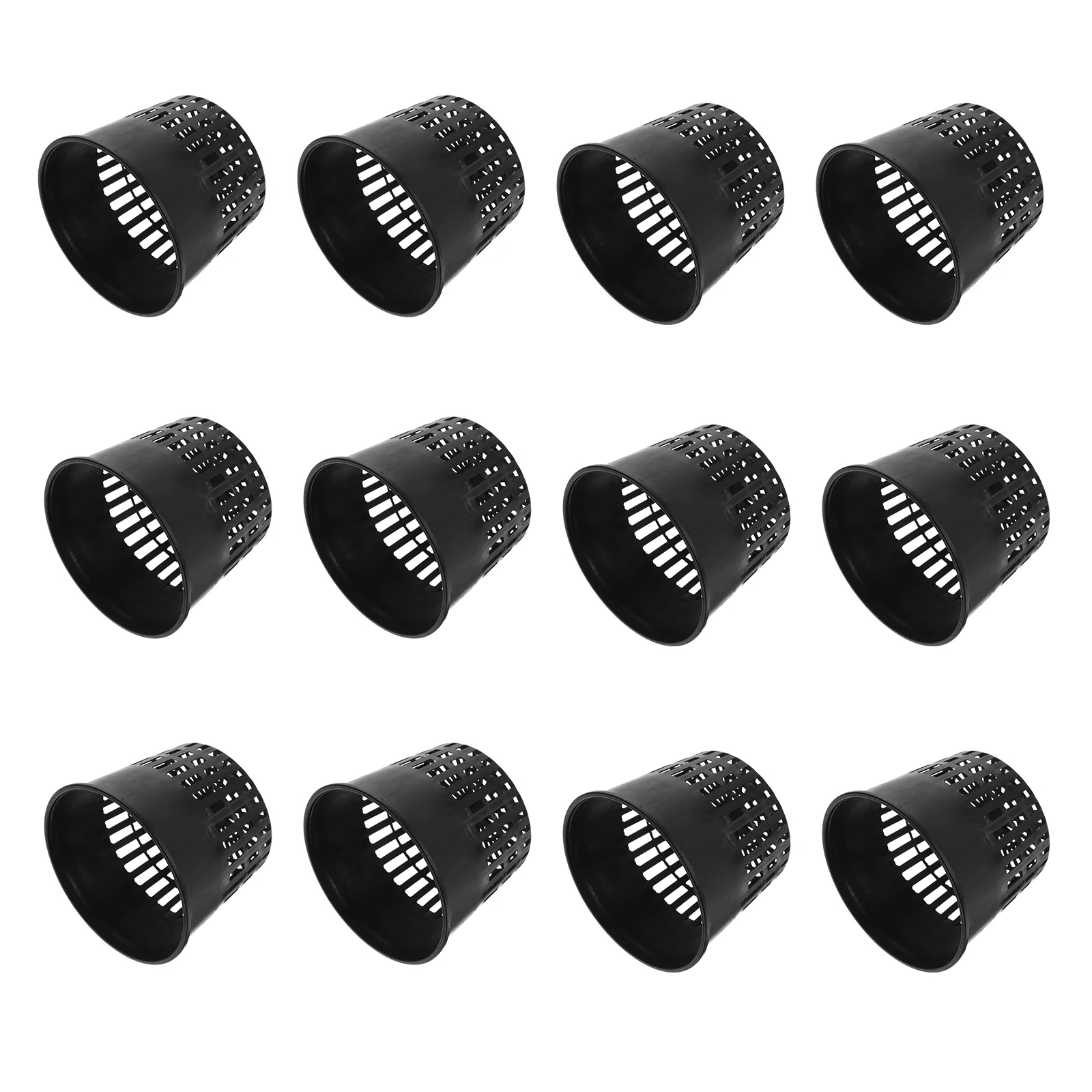 

30 Pcs Hydroponic Plant Basket Recycled Plastic Durable Garden Planter Mesh Baskets Easy Use Sun Protection Breathing Design