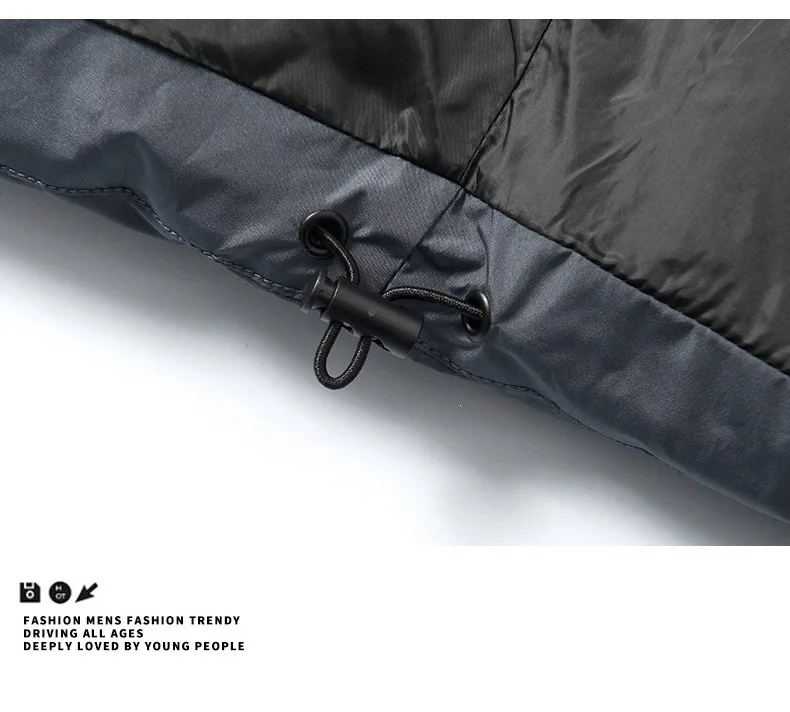 New Autumn/Winter Fashion Solid Color Thickened Warm Windproof Hooded Cotton Jacket Men's Casual Loose Sports Plus Size Coat