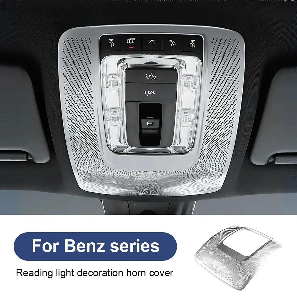 

For Mercedes Benz A B CLA GLB GLA GLE Class W177 W247 C118 X247 H247 W167 EQA EQB 2020-2025 Car Front Reading Lamp Light Cover