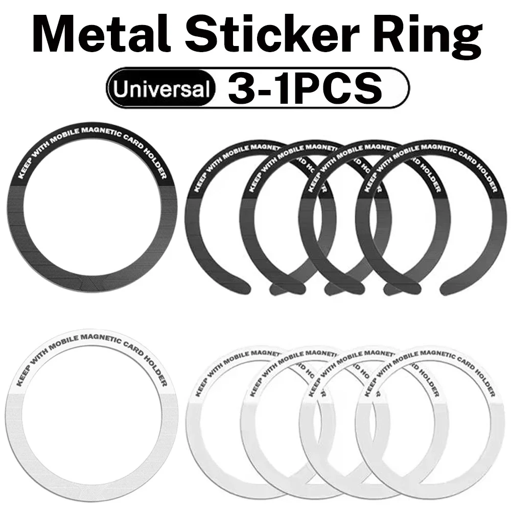 

Кольцо для Magsafe Магнитное беспроводное зарядное устройство для iphone 15 14 Pro Max 13 12 Мини Универсальная металлическая наклейка Магнитный автомобильный держатель Пластина