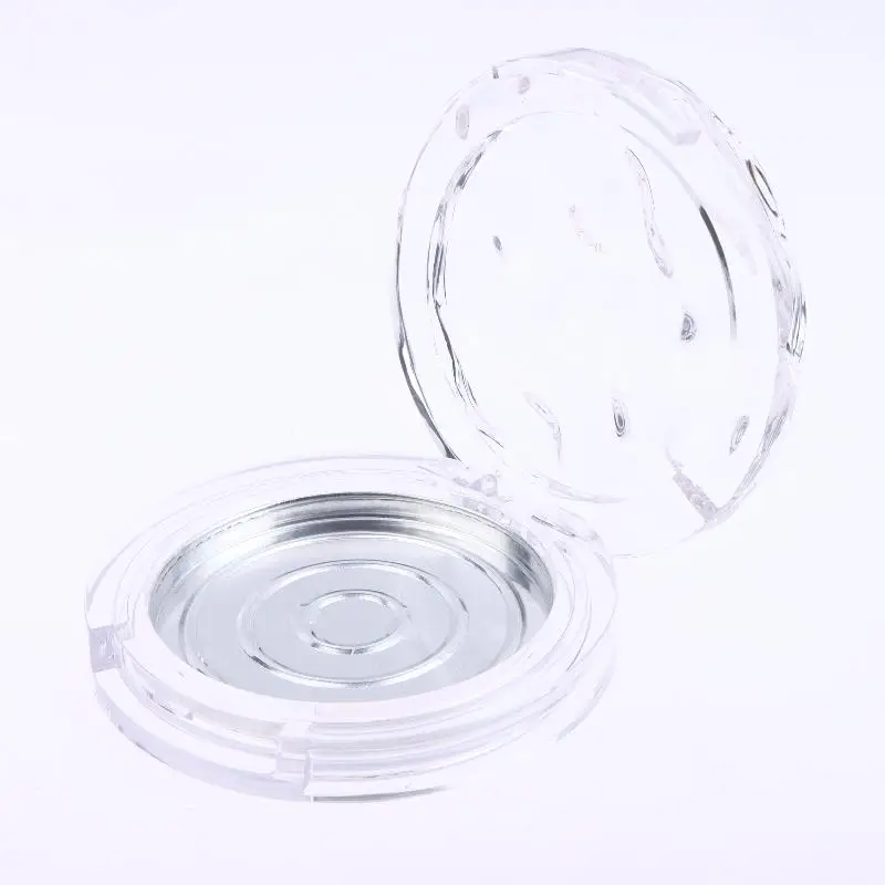 Zuverlässige, durchsichtige, gewellte Blush-Box zur Aufbewahrung von Make-up-Puder, Lippenstift und Concealer zu Hause. – Detail 8