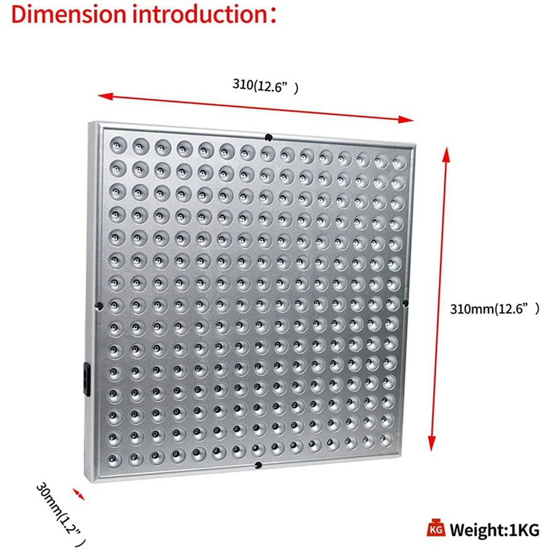 【VALUE MONEY】2X EU Plug,220V Red-Light-Therapy-Device - 45W LED Panel Deep 660Nm And Near-Infrared 850Nm LED Light Combo