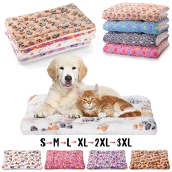 Flannel Pet Mat Dog Bed Cat Bed Thicken Sleeping Mat Dog Blanket Mat For Puppy Kitten Pet Dog Bed for Small Large Dogs Pet Rug