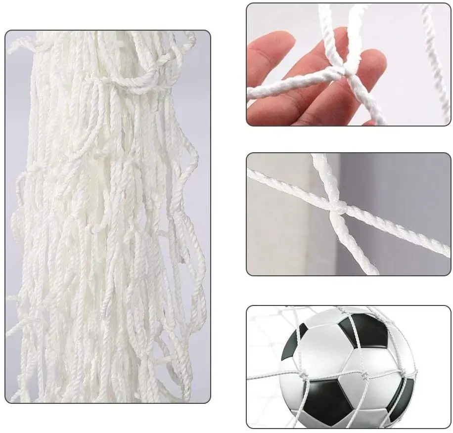 High Quality PE Football Nets Soccer goal for 5/7/ 11 Players