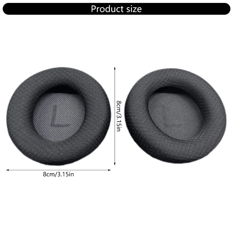 Bantalan Telinga Spons Lembut Penutup Telinga Bantalan Telinga Aman untuk Headset Gaming AW520H/AW720H H7JF