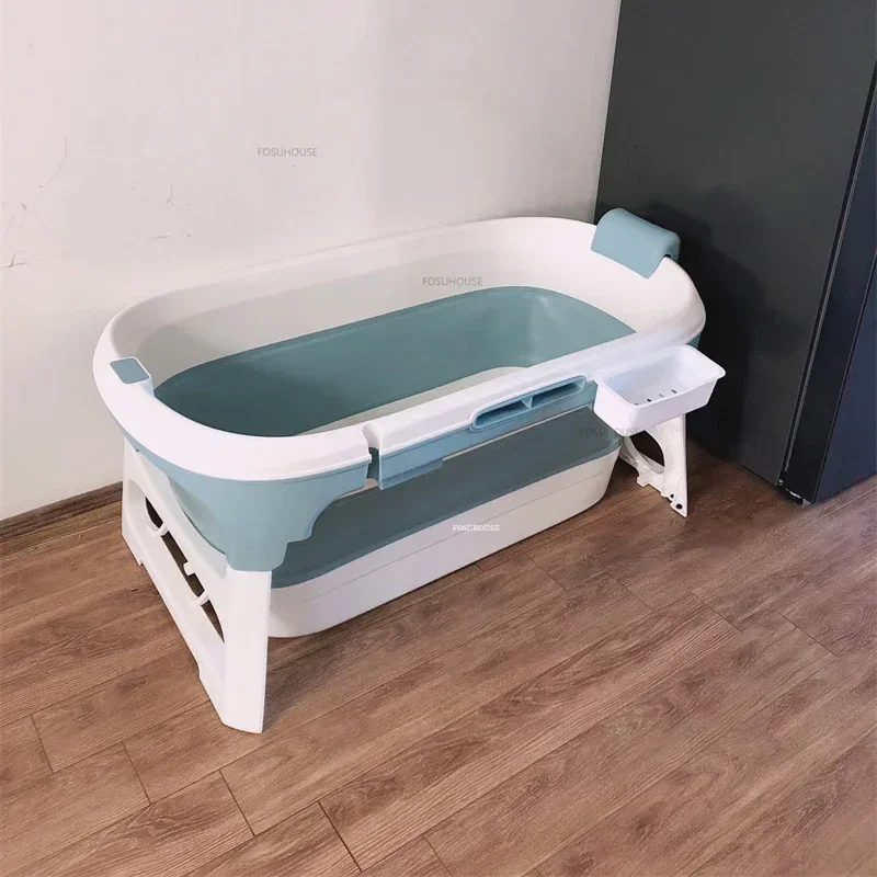 Multi-functional Folding Bathtub with Fumigation Instrument Plastic Portable Bathtubs for Adults Household Adult Bathtub for Spa