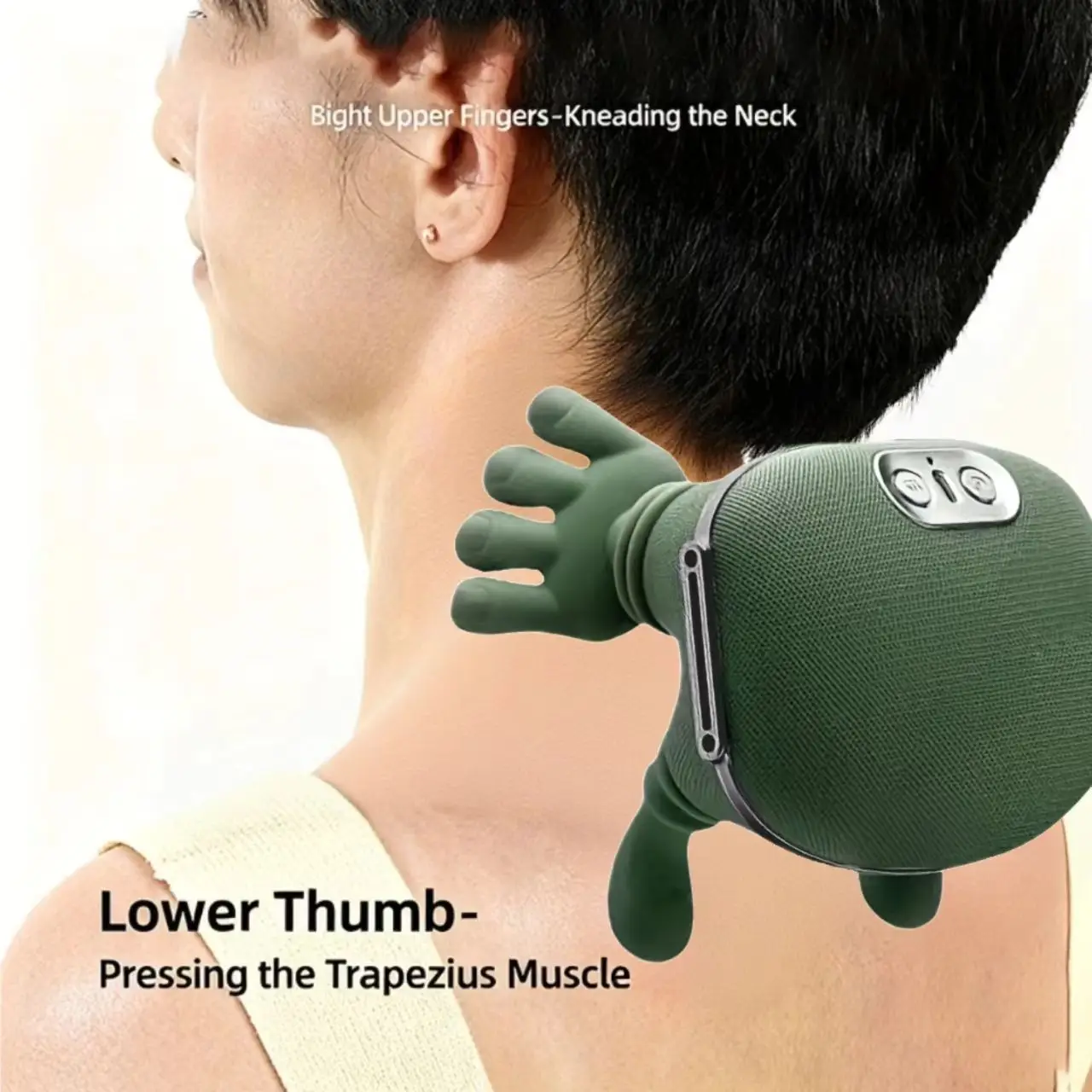 Portable Ergonomic Massage Machine, Simulated Human Hands, Neck Shoulder Massager, Wonderful Gift for Christmas and New Year
