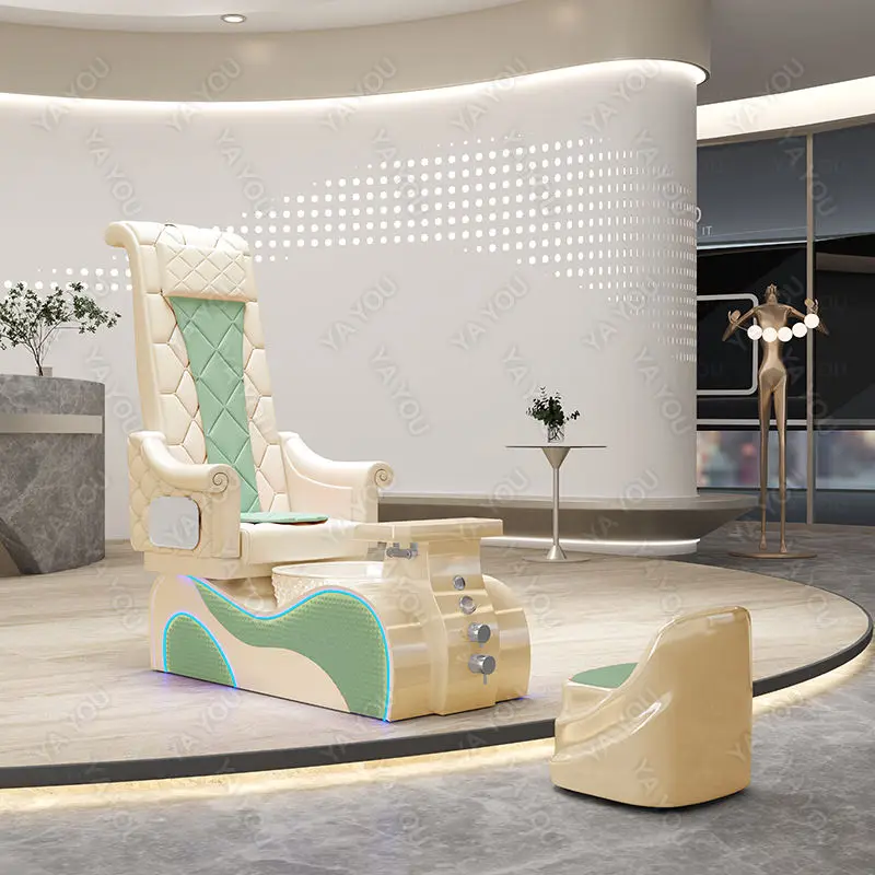 

2024 China Hot Pedicure Chair and Manicure Table Set With Headrest for Foot Spa No Plumbing With Bowl