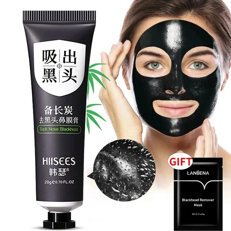 

Blackhead Removal Face Mask Oil-Control Charcoal Black Peel Off Face Mask Mud Deep Cleaning Shrink Pore Anti-Acne Skin Care