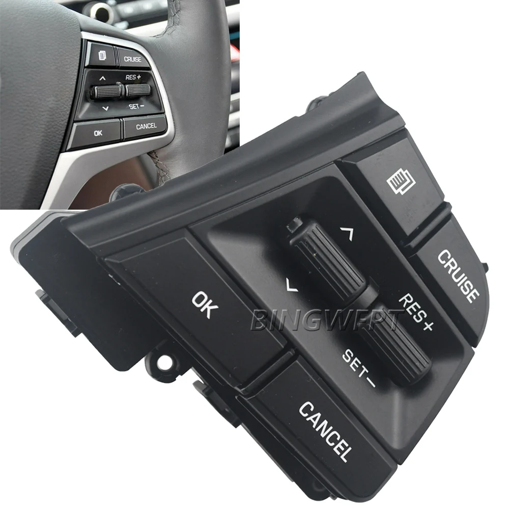 

For Hyundai Elantra1.6L 2016 2017 2018 NEW Button Switches Cruise Control Multifunction Steering Wheel Car Accessories Right