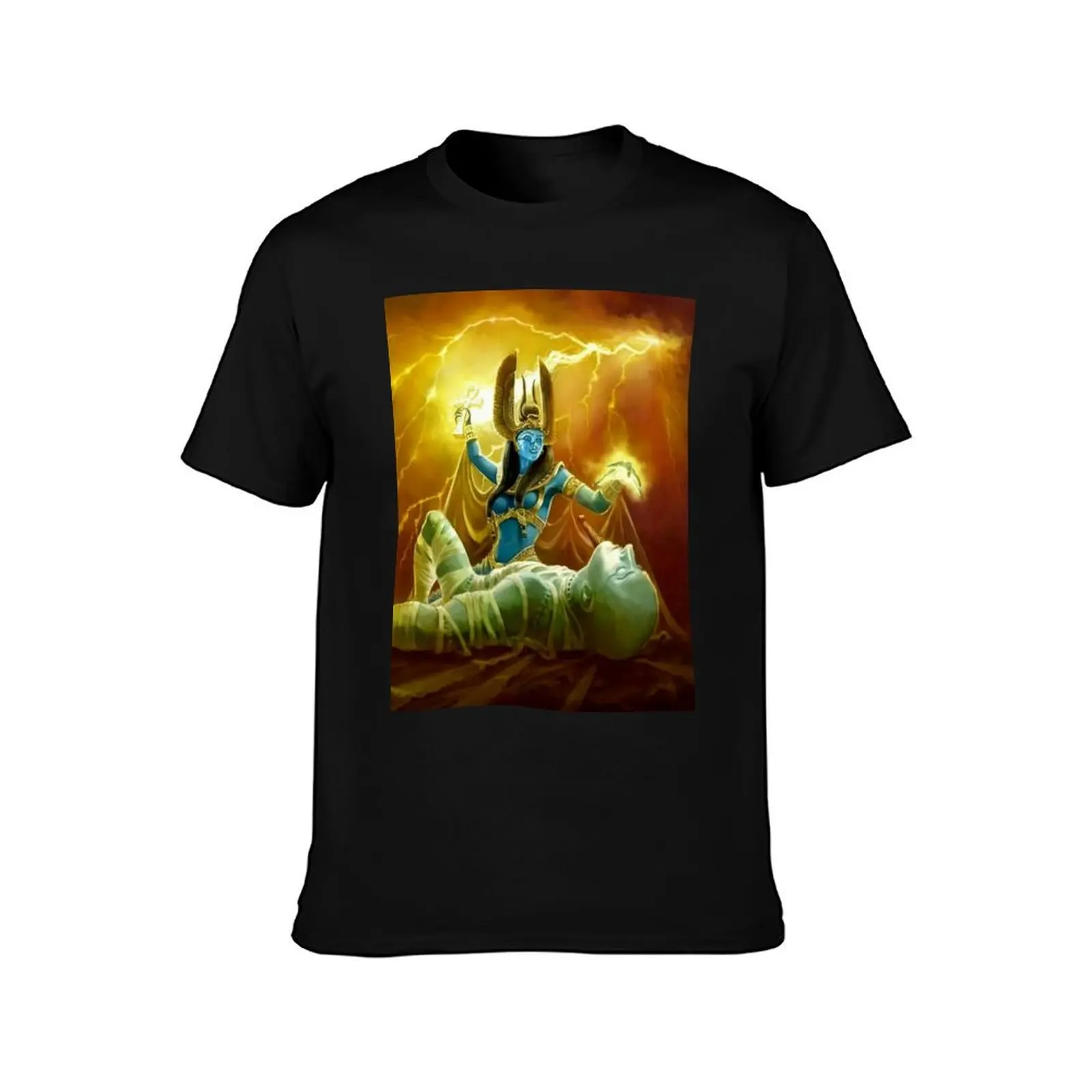 Isis resurrecting Osiris from Death T-Shirt Casual Streetwear Short Sleeve Tee T-Shirt