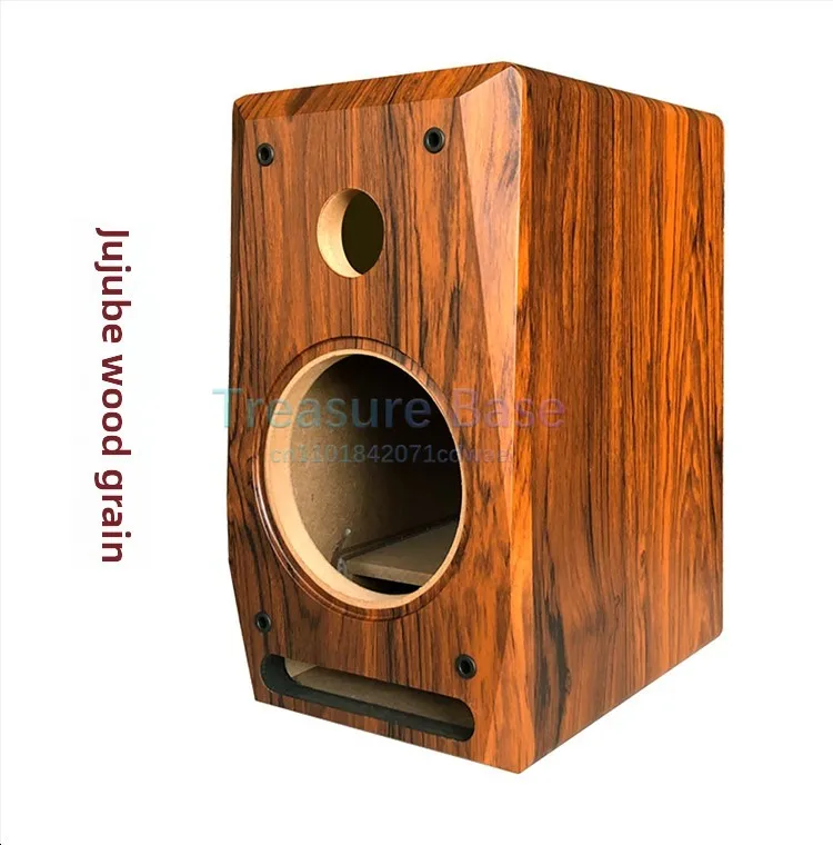 

6,5-дюймовый деревянный корпус динамика, пустая коробка с лабиринтом для книжной полки, автомобильный аудиокорпус «сделай сам», настраиваемый звуковой корпус