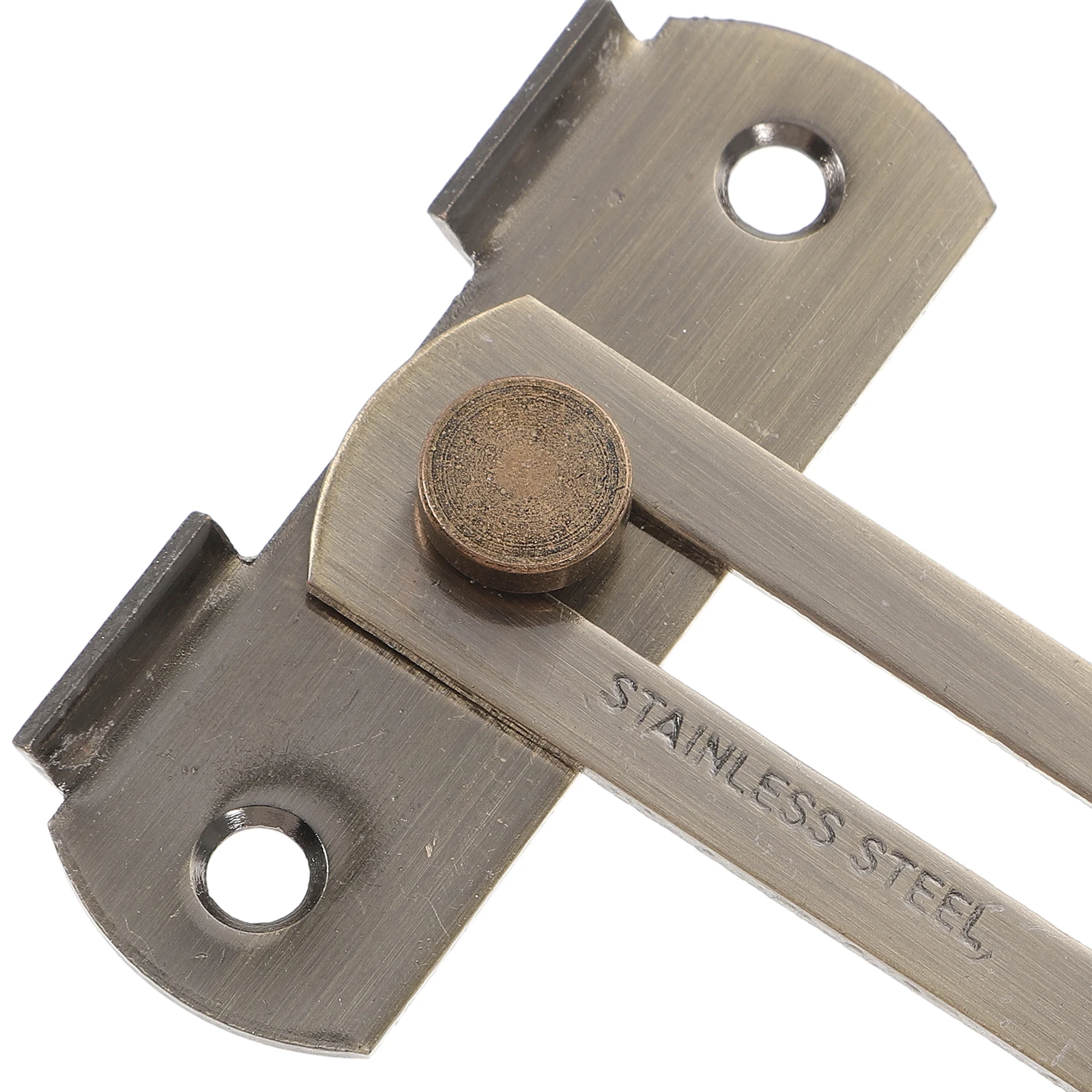

3Pcs Anti-Theft Stainless Steel Door Lock Latch Durable Adjustable 90 Degree Gate Latch for Barn Door Wooden Fence Bathroom