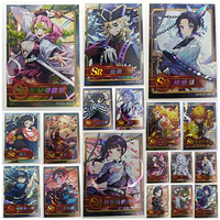 Anime Demon Slayer SR Series Collection Cards Agatsuma Zenitsu Kamado Nezuko Kochou Shinobu Christmas Birthday Gifts Toys