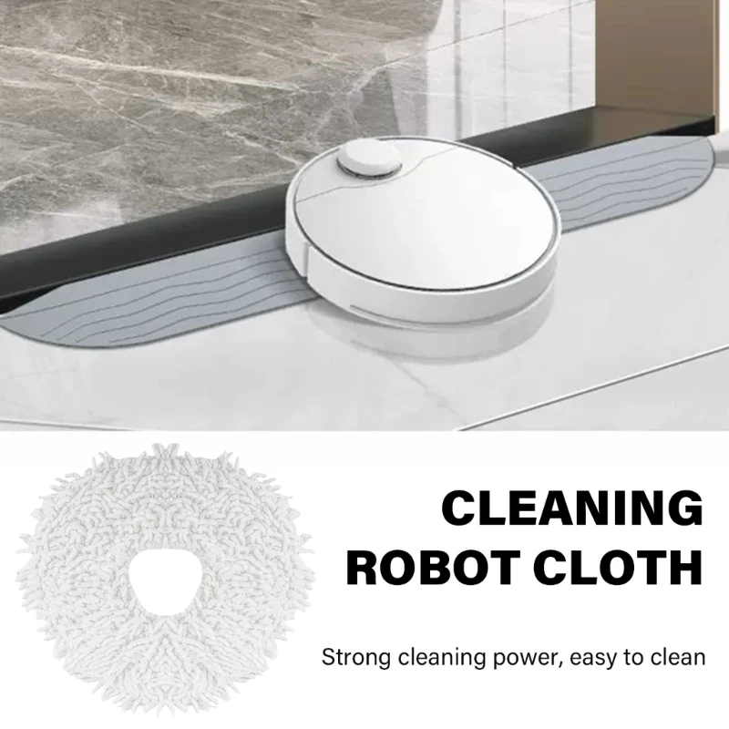 2/4/6/10 ชิ้น Mop ผ้าเครื่องดูดฝุ่นอุปกรณ์เสริมสำหรับ J1/J2 ล้างทำความสะอาดได้และนำกลับมาใช้ใหม่ได้