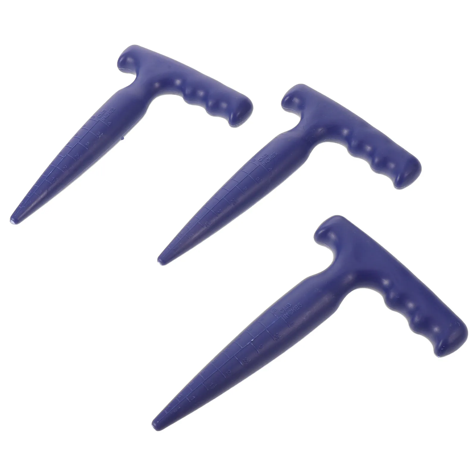 

3Pcs Garden Seed Dibbler Tool Ergonomic Handle Precision Depth Control Lightweight Portable Plastic Planting Tool for Vegetables
