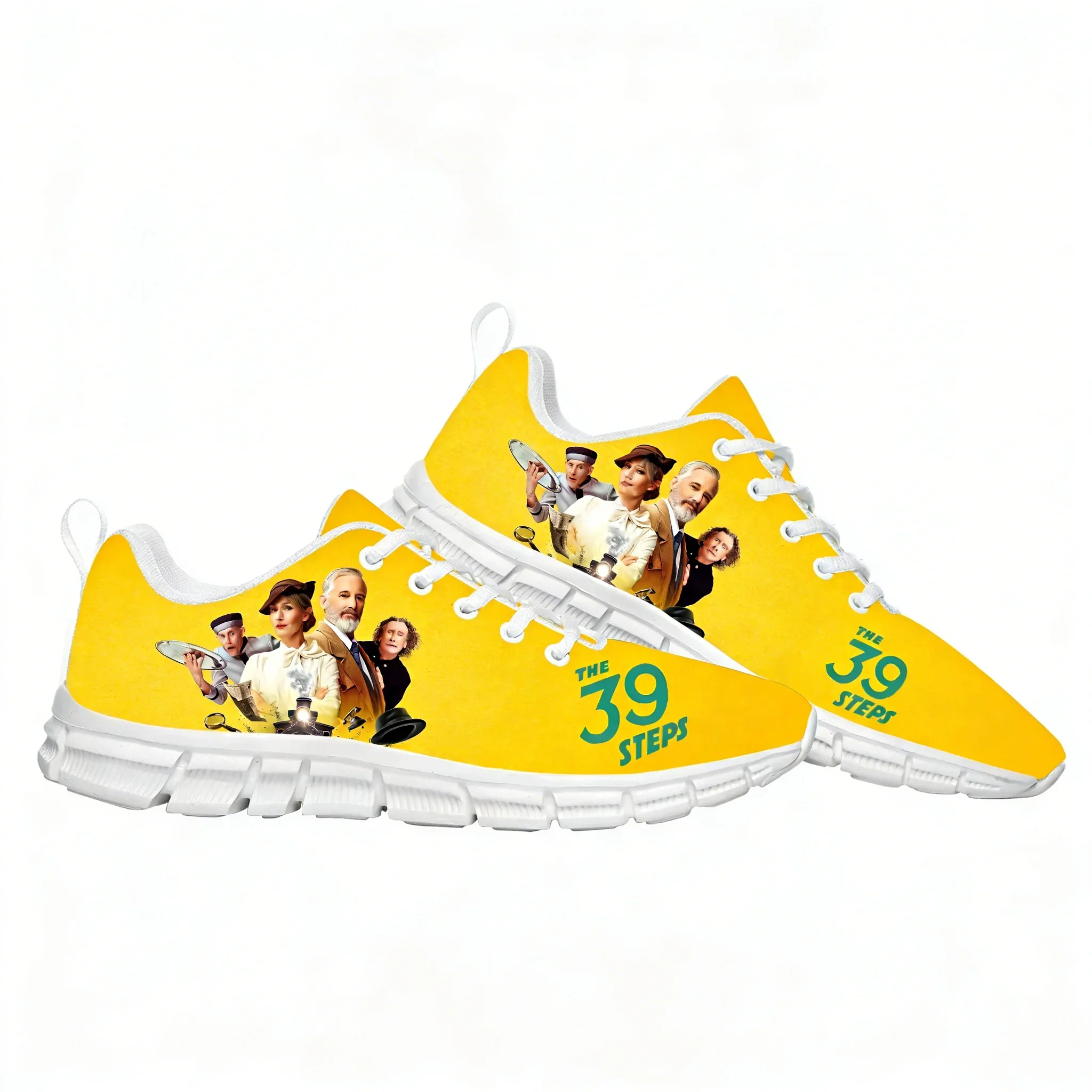 

Кроссовки The 39 Steps для мужчин, женщин и подростков, индивидуальные спортивные туфли, высококачественная модная повседневная обувь с принтом, индивидуальный дизайн.