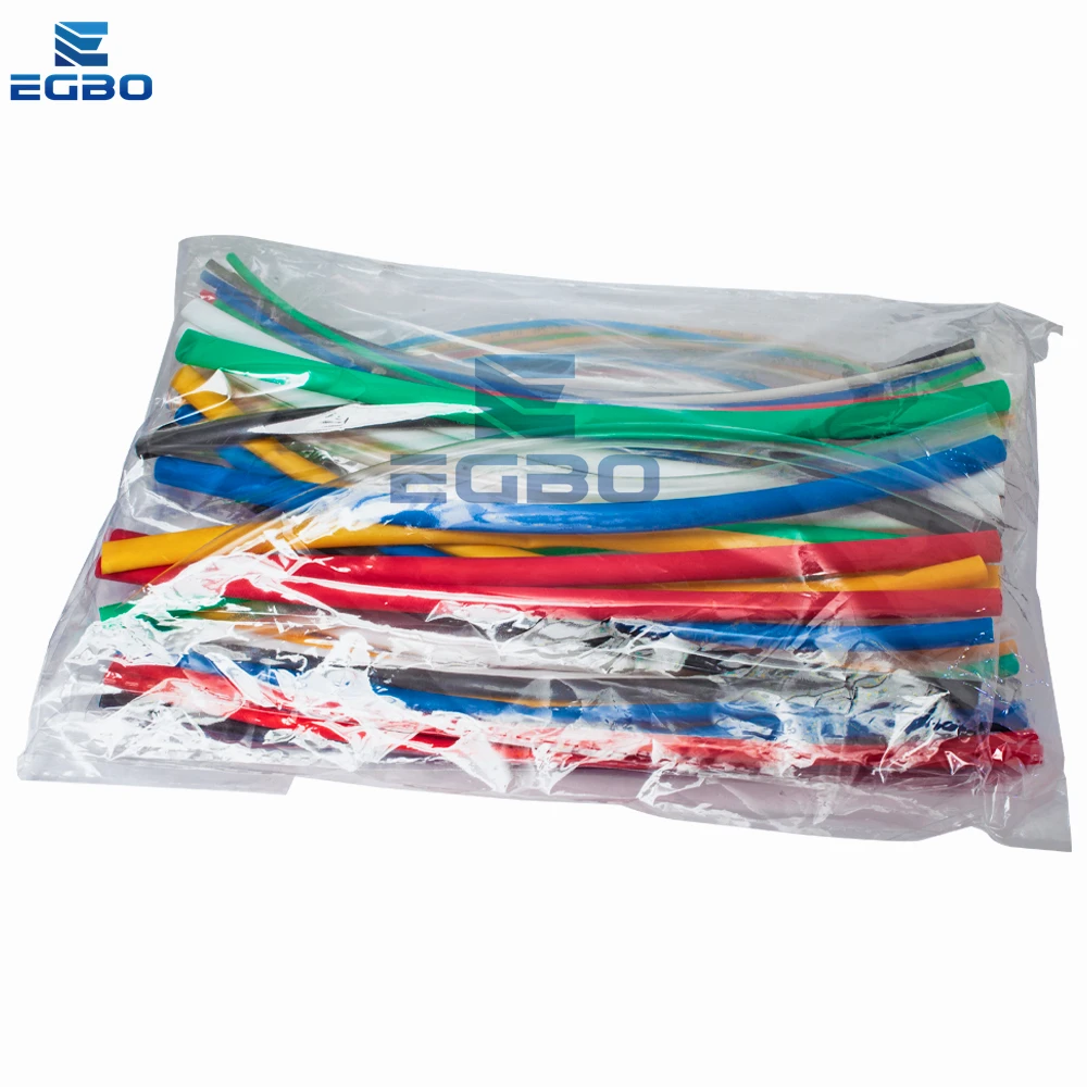 Jednostka elektryczna 70 szt. Ognioodporne trwałe 7 w różnych kolorach kolorów 2:1 zestawy rurka termokurczliwa poliolefinowych