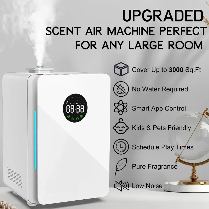Wall Mounted Commercial Automatic Fragrance Diffuser Intelligent Atomization Aromatherapy Machine Beauty Salon Fragrance Machine