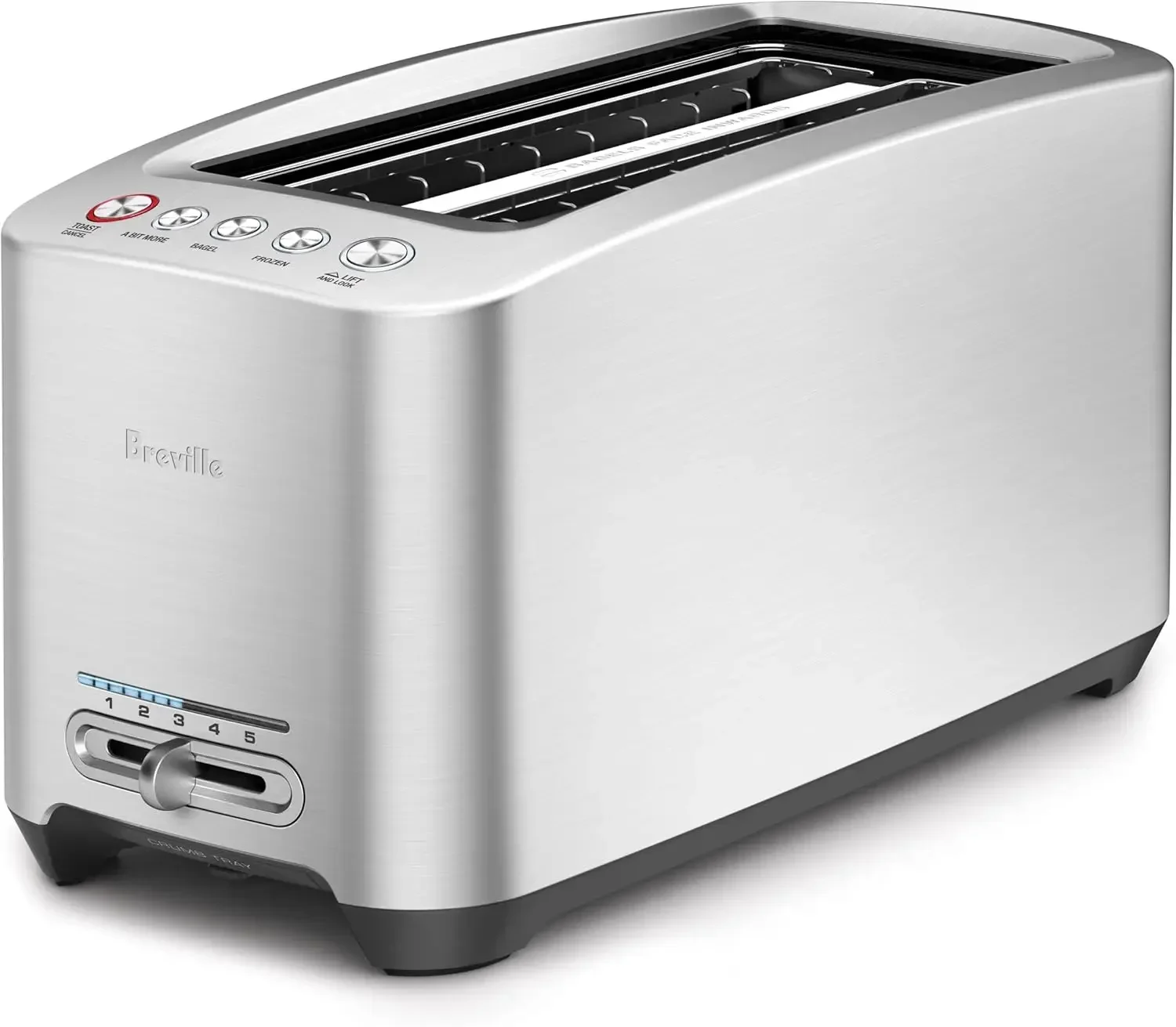 Умный тостер Breville, 14,9 x 7,7 x 7,5 дюйма, нержавеющая сталь