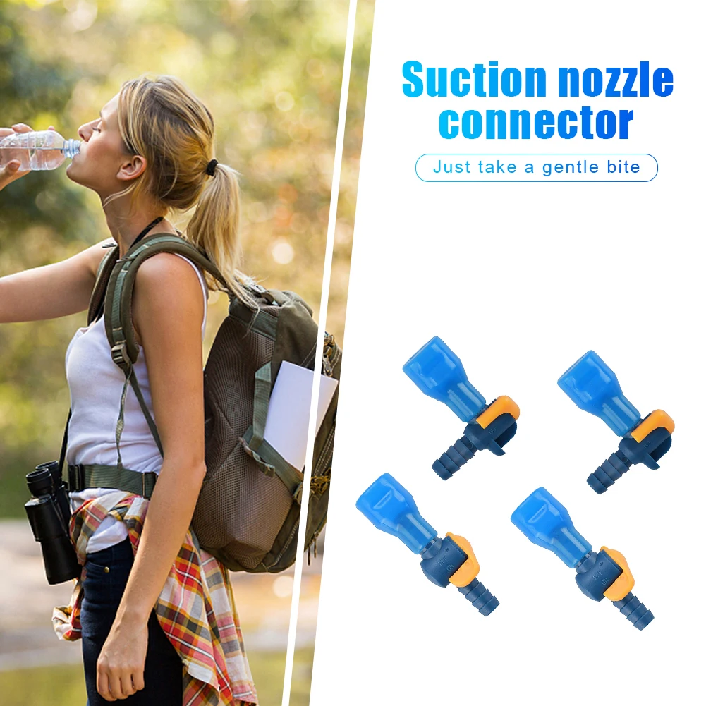 Bite Valve Nozzle Set with ON-Off Switch Hydration Pack Bite Valve Versatile for Most Brands Hydration Bladder Reservoir