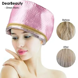 Electric Hair Cap Hat Salon Spa Steamer Hair Thermal Treatment Nourishing Hair Mask Baking Oil Cap Hair Dryer Heat Hat Hair Care