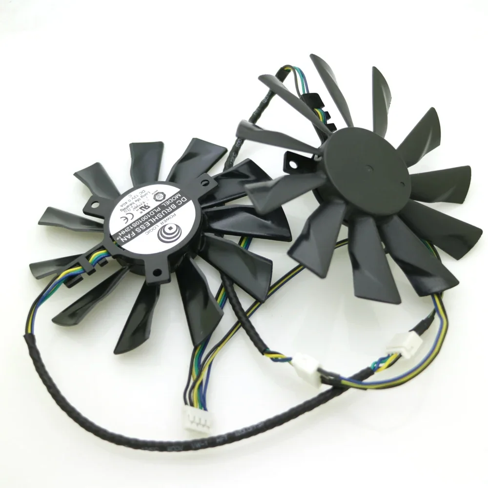 Free Shipping 2pcs/lot PLD10010S12HH 95mm 12V 0.35A VGA Fan For MSI GTX770 R9-280X R9-270X R7-260X GTX780 Graphics Card Fan