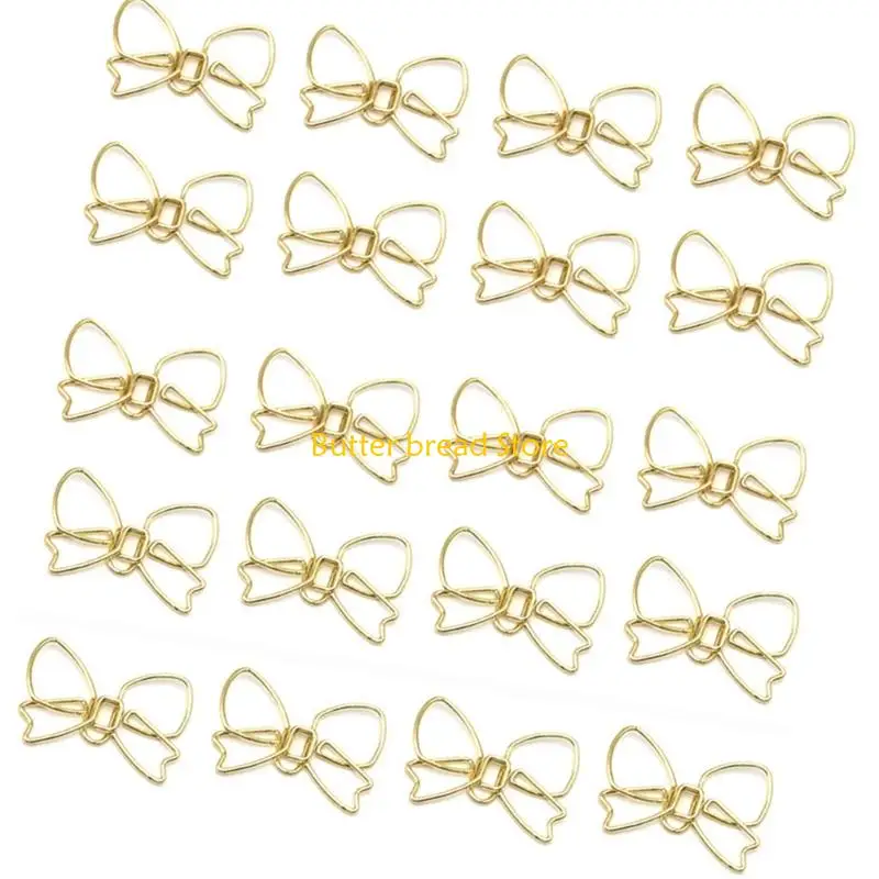 W89C 100PCS Powknot Paper Clip Metal Paper Clip Clip Clip for File Paper Photo Photo Acket