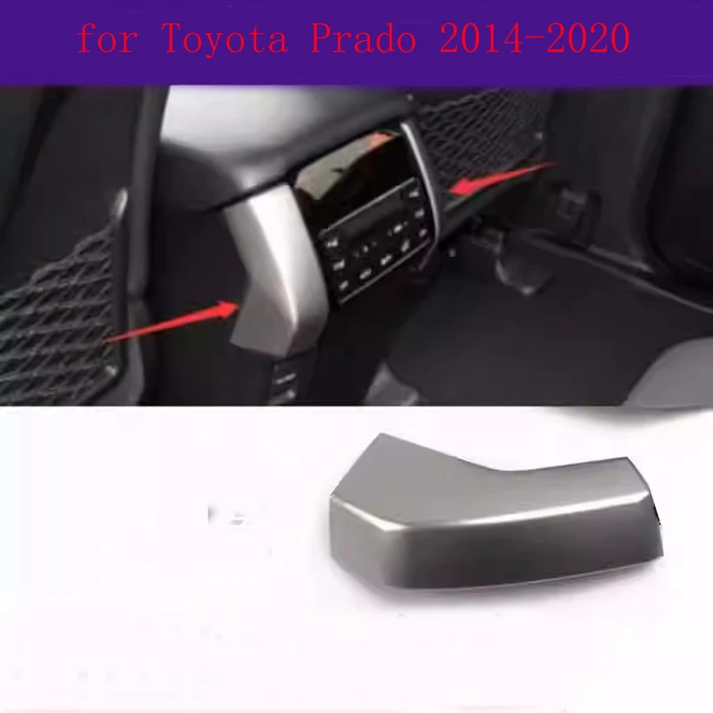 

for Toyota Prado 2014-2020 , silver cover for rear air outlet, decorative panel for air conditioning rear air outlet