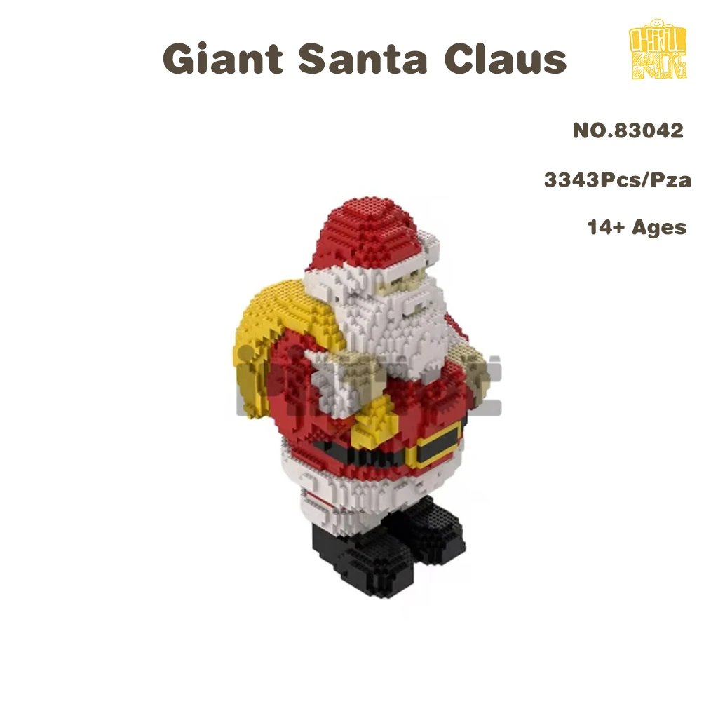 

Moc-83042 Giant Santa Claus Model With PDF Drawings Building Blocks Bricks Kids Educational DIY Toys Birthday Christmas Gifts