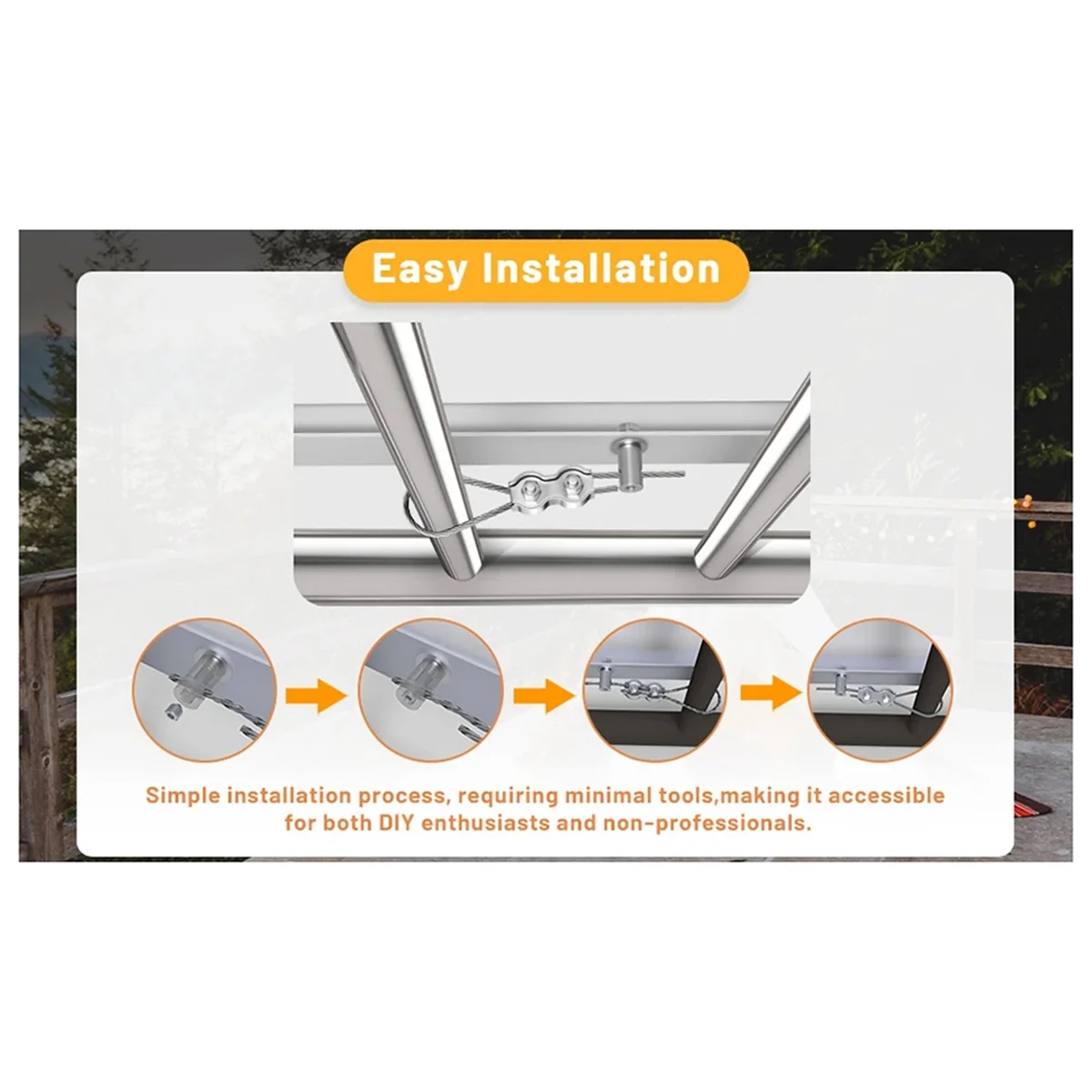 Solar Panel Balcony Hook 304 Stainless Steel Photovoltaic Panel Mounting Bracket Balcony Fence Solar Module Bracket