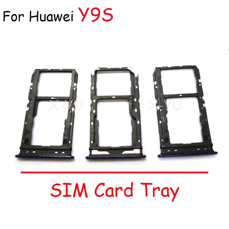 Untuk Huawei Y6S Y8S Y9S Bagian Pengganti Adaptor Slot Dudukan Baki Kartu SD & Sim