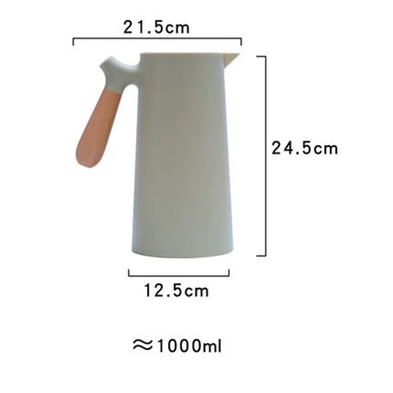 Thermos Bottle 1L Outdoor Travel Coffee Mugs Thermal Large Capacity Vaccum Water Bottle Thermal Mug