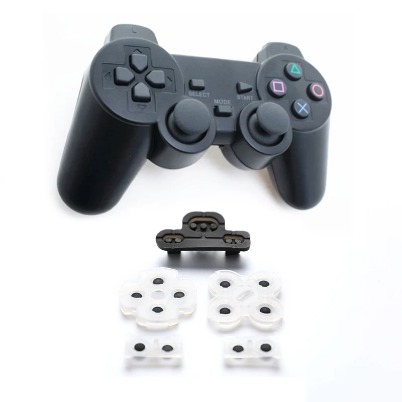 5pcs/lot Conductive rubber pad button contacts gasket kit for PS3 controller