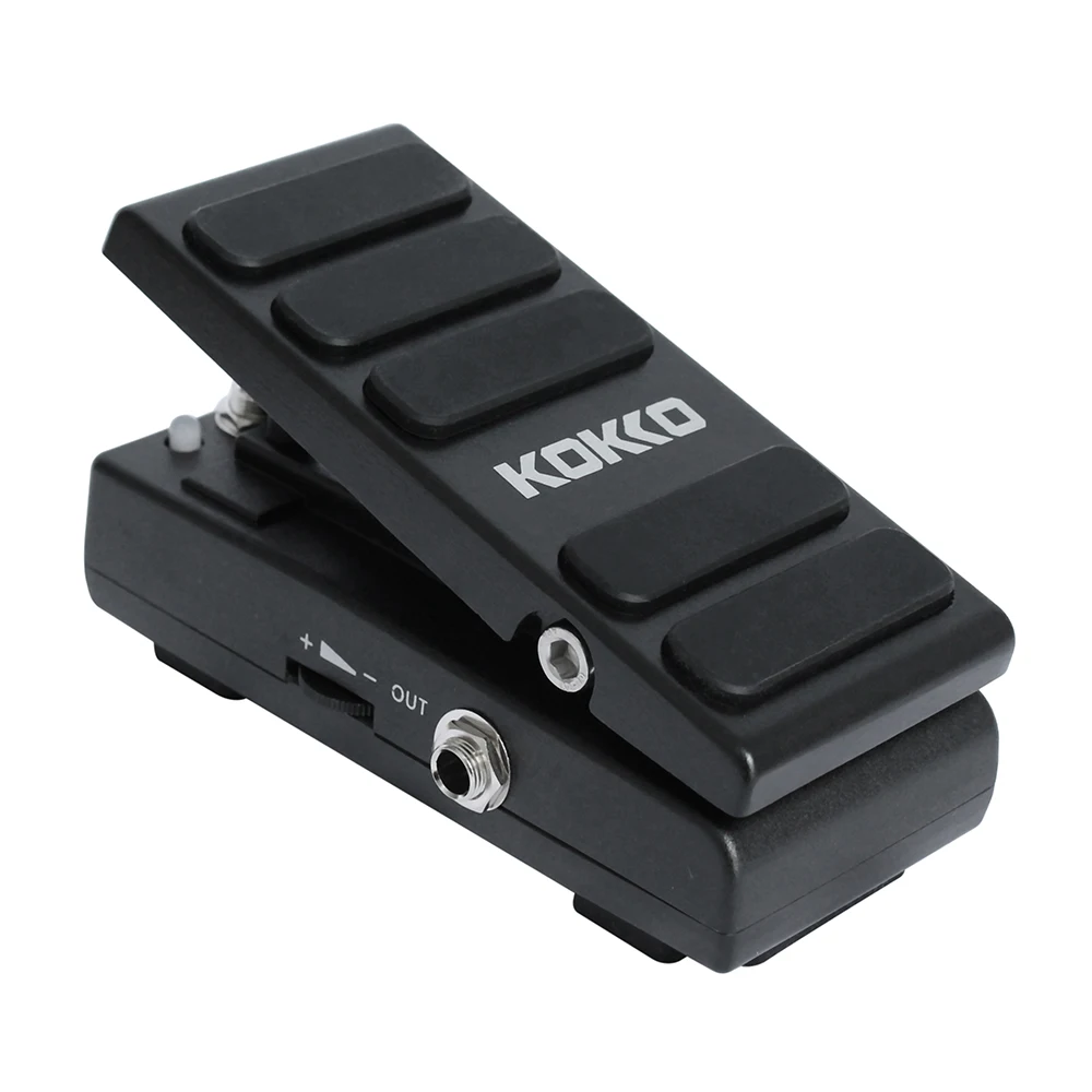 KOKKO elektrische gitaareffectpedaal, wah- en volumeregeling, 2-in-1 voetschakelaar, 2 modi, gecombineerd effectpedaal, gitaaraccessoires.