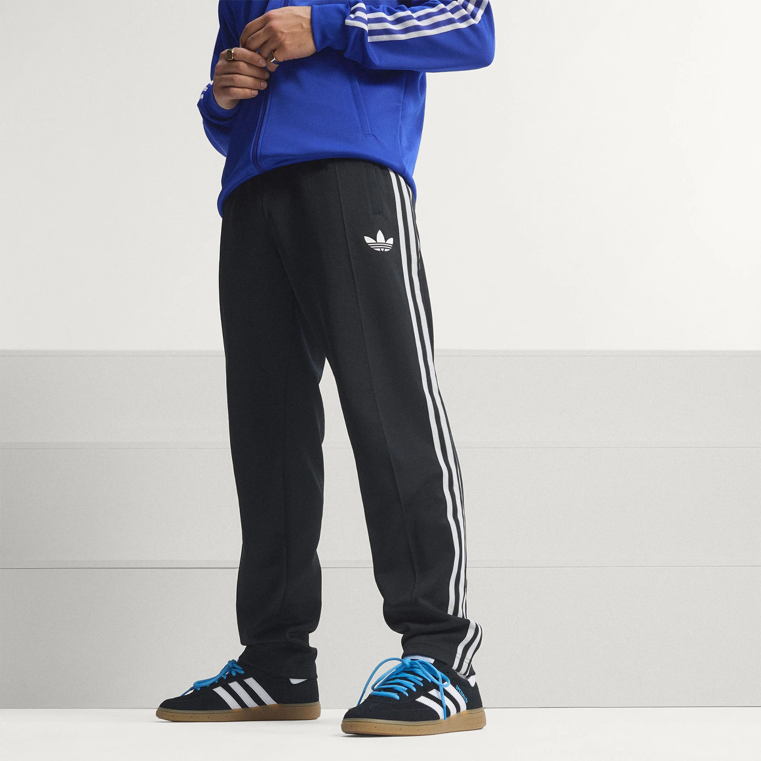 Adidas genuine clover men's retro football classic casual pants JZ6306