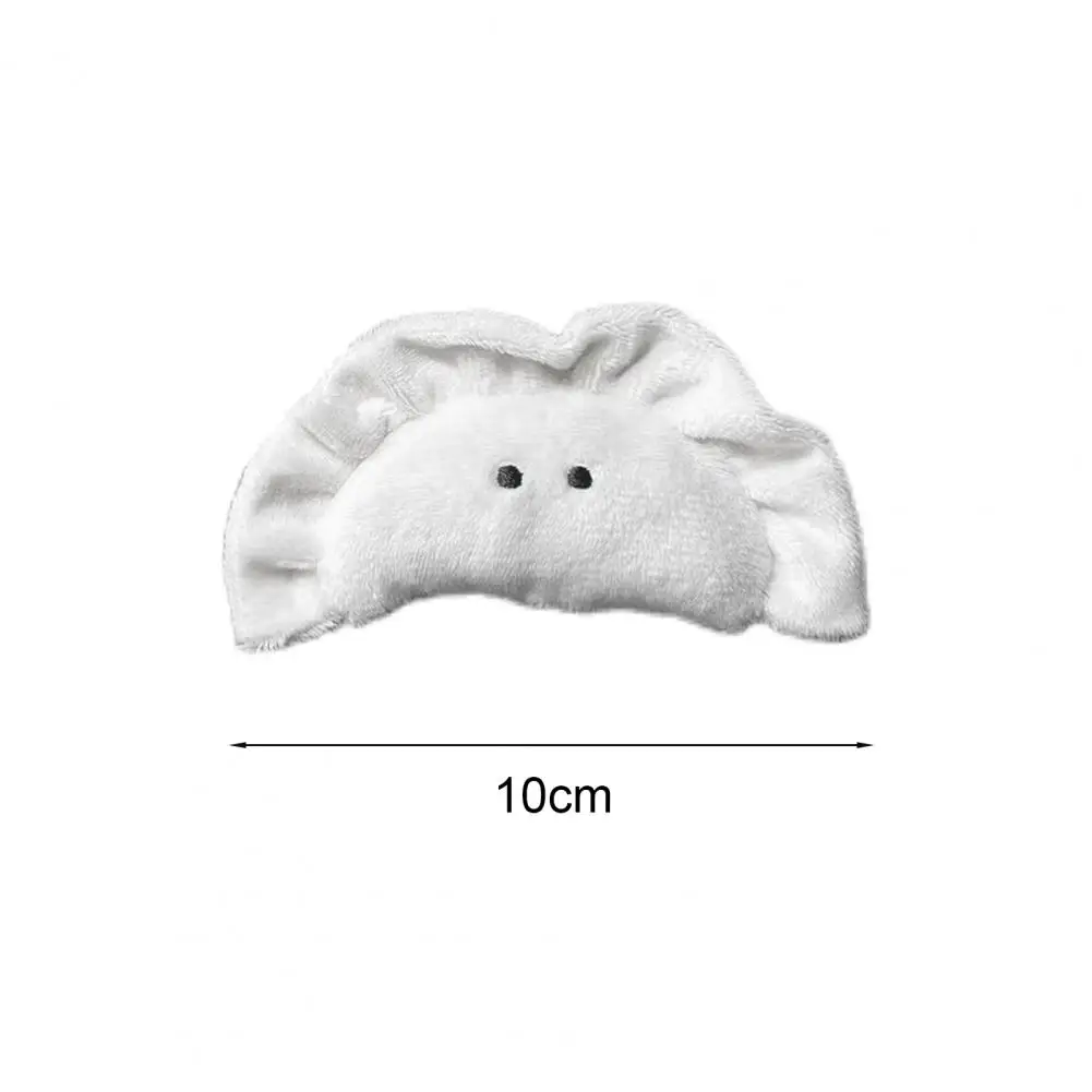 Kawaii Stuffed Dumpling Doll Cartoon Cute Plush Doll Birthday Gift Dumpling Plush Toy Keyring Backpack Charm For Girls Key Chain