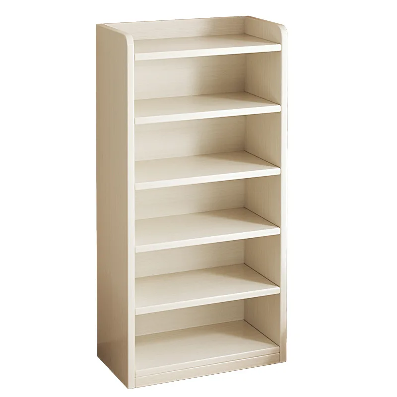 Integrated Wall Bookshelf, Floor Standing Storage Rack for Student Home Organization
