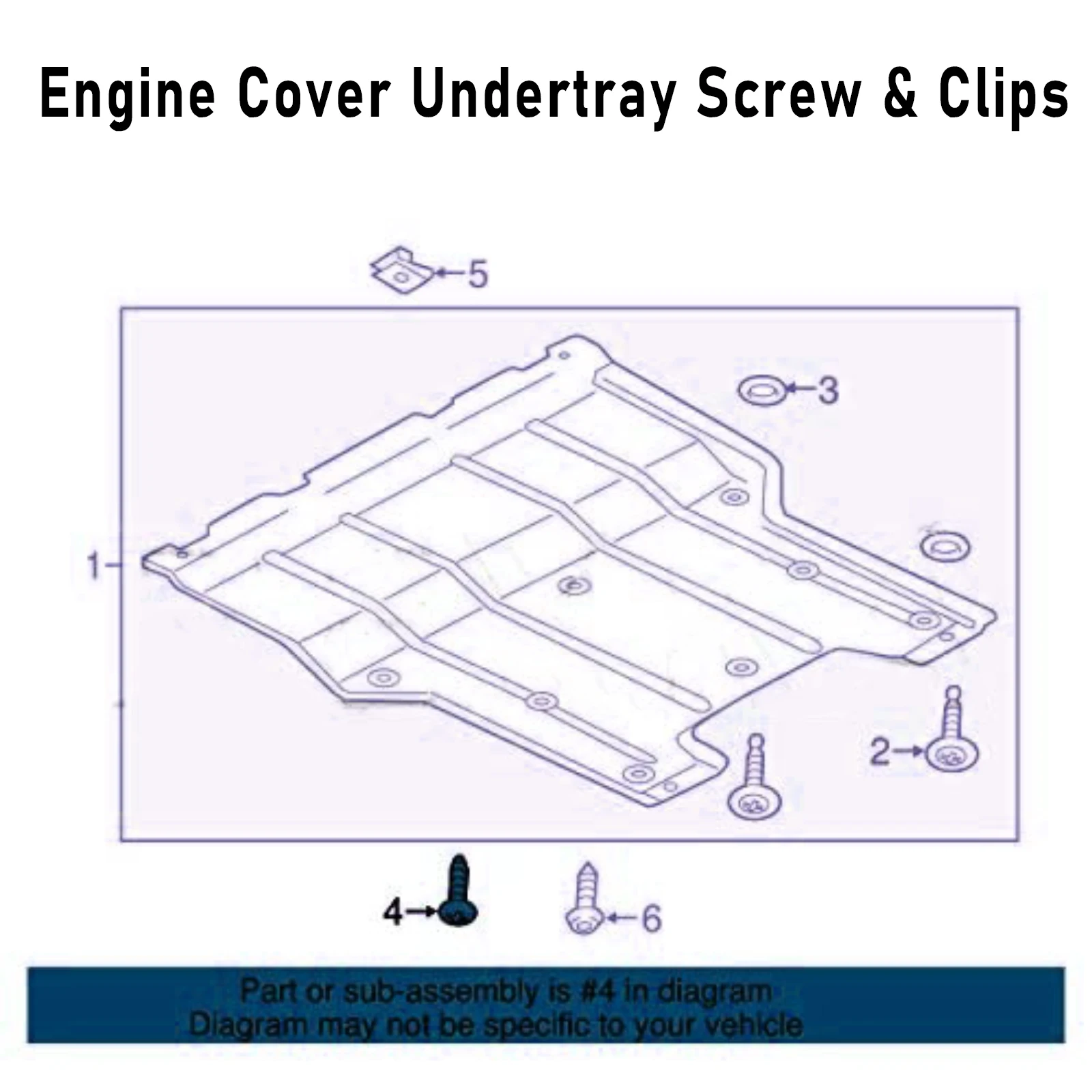 For VW Audi A1 A3 A4 A5 Q5 Q7 TT SEAT 4.8x16mm Engine Cover Undertray Splash Guards Wheel Arch Torx Screw Retainer Fastener Clip