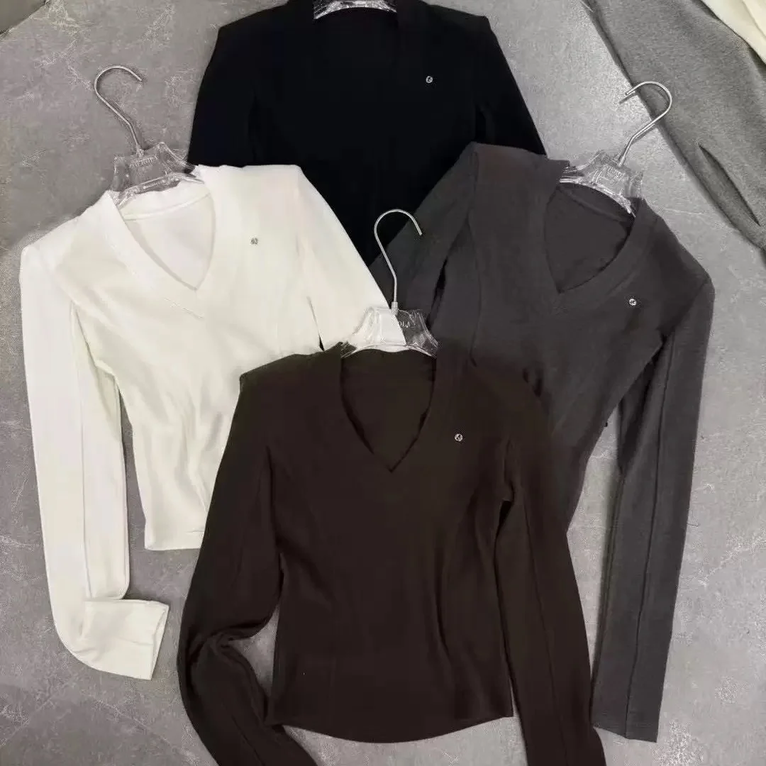 

Эффект похудения, новинка 2025 года, женский топ с подкладкой и волокнами V-Ne Pure Desire Spicy ort, хлопковая футболка Long Sve Base irt