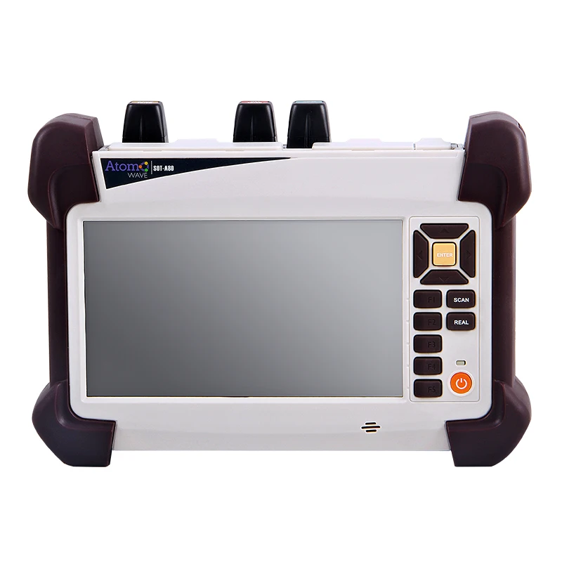 

SOT-A80 SM OTDR with Touch Screen Integrated VFL Breakpoint, Handheld Optical, Time, 1550nm, 30 dB, 35dB, FTTH