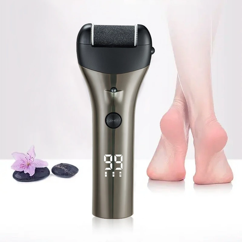 New digital display three-speed speed electric foot grinder to remove dead skin callus pedicure pedicure magic foot grindingskin