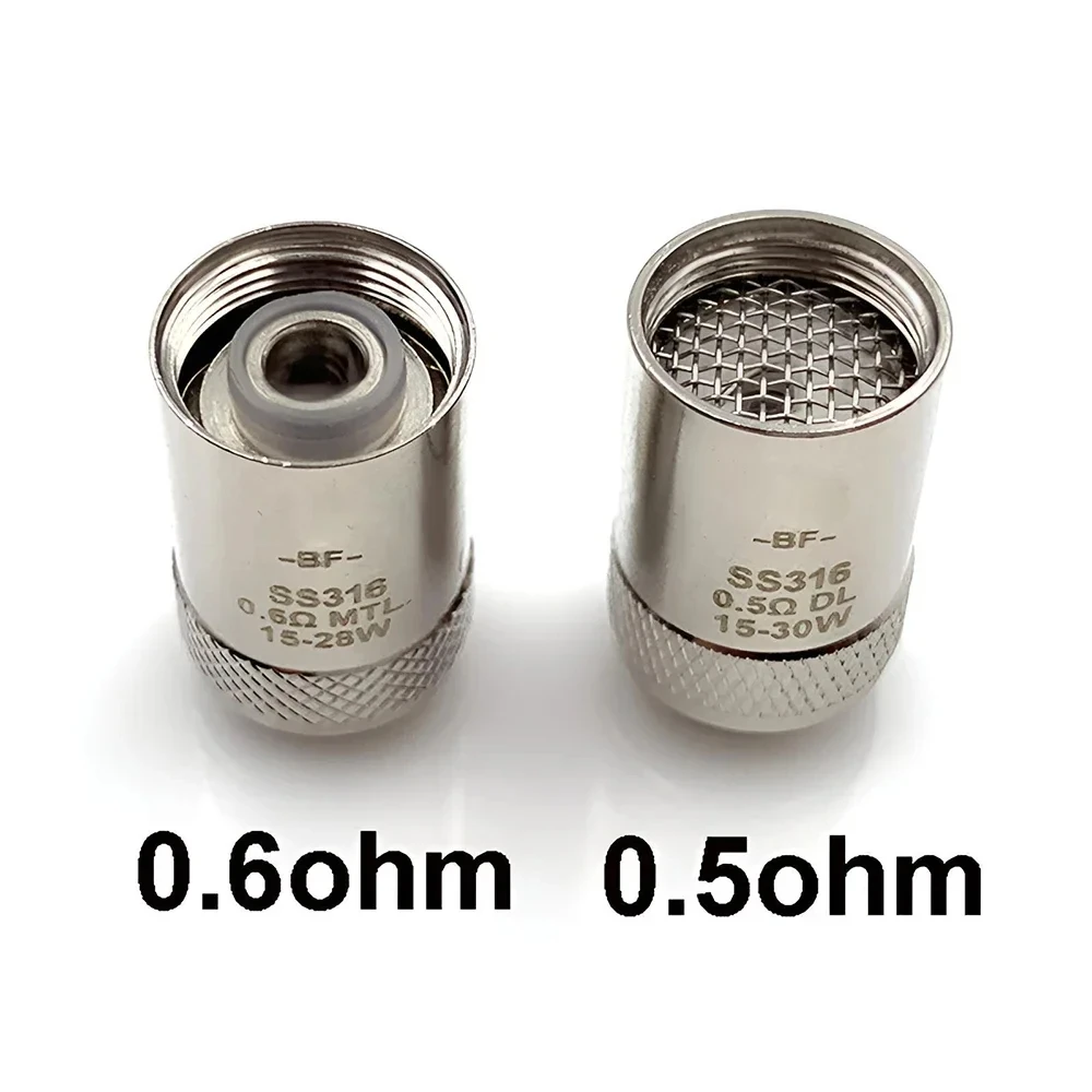 5 قطعة/الحزمة EGO AIO لفائف SS316 0.5ohm 15-30 واط 0.6ohm 15-28 واط Cubis لفائف ل EGrip/CUBIS/EGO AIO/خزان صغير مكعب #3
