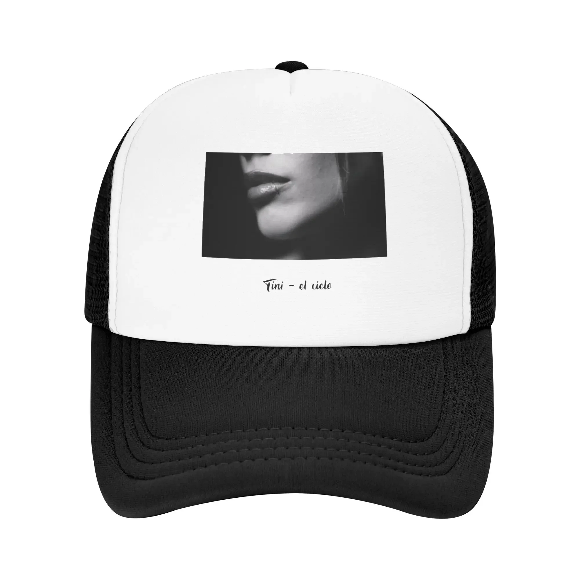 Nuevas Gorras de Béisbol Personalizadas de Malla con Estampado de I Love TINI So Much EL CIELO Stoessel para Hombre, Gorra Trucker Hip Hop con Protección Solar para Playa
