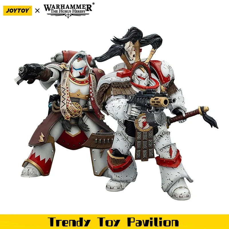 【JOYTOY】40K White Scars Stormseer Consul Legion Praetor in Cataphractii Terminator Armor 1/18 Action Figure view 6