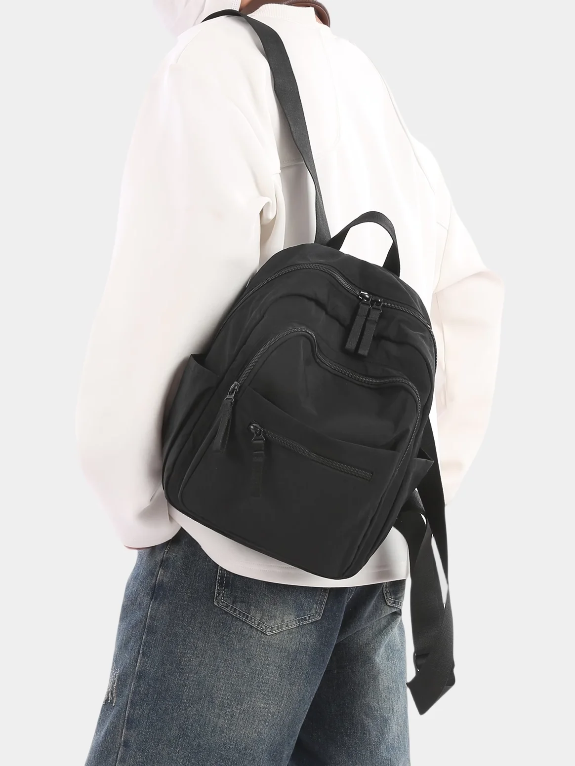 Водонепроницаемая нейлоновая легкая повседневная дорожная женская сумка, маленькая сумка для книг Vaion Sle, двойная сумка на плечо