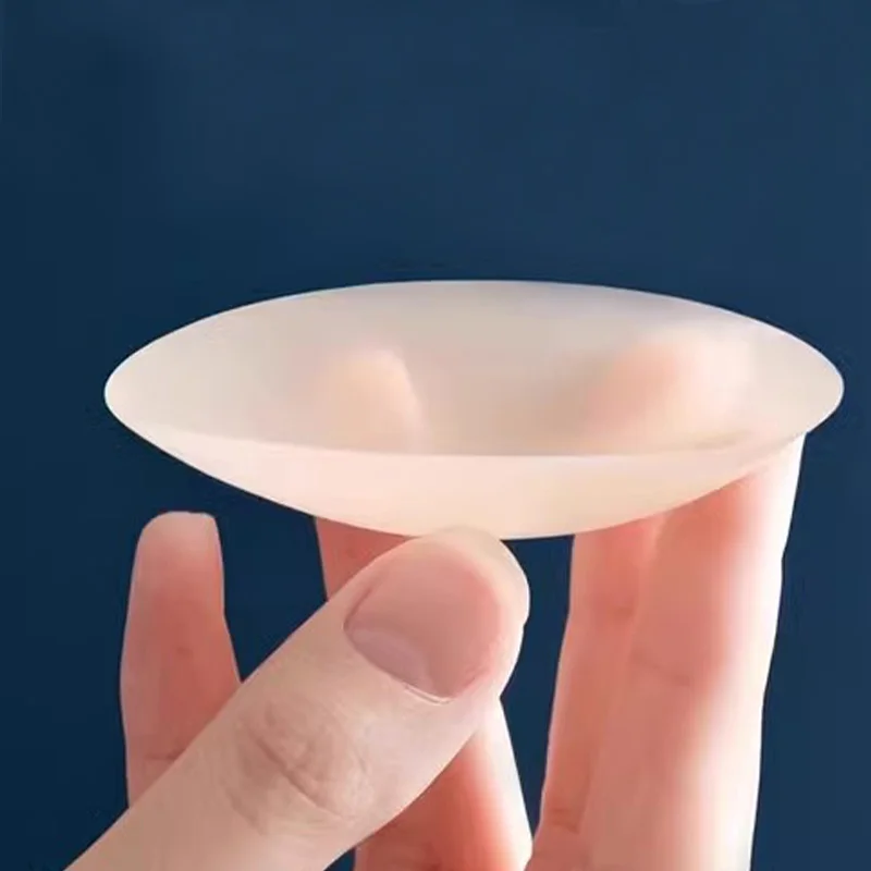 1-50 pares de pétalos de silicona invisibles reutilizables para mujer, cubrepezones autoadhesivos sin tirantes ni espalda, tipo sujetador.